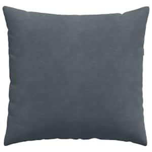 Pohovkové polštáře 2 pcs Tmavě šedá 45 x 45 cm Žebrovaná látka - obrázek 6