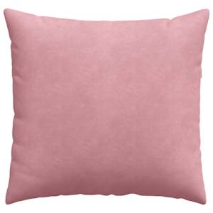 Pohovkové polštáře 2 pcs Růžová 45 x 45 cm Žebrovaná látka - obrázek 6