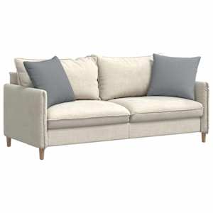 Pohovkové polštáře 2 pcs Světle šedá 50 x 50 cm textil - obrázek 3