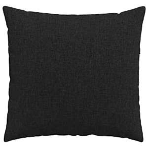 Pohovkové polštáře 2 pcs Černá 50 x 50 cm textil - obrázek 6
