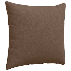Pohovkové polštáře 2 pcs Hnědá 50 x 50 cm textil - obrázek 5