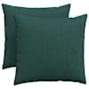 vidaXL Diivanipadjad 2 tk kangas Tume rohelise 50 x 50 cm