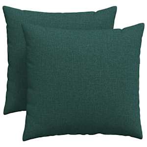 Pohovkové polštáře 2 pcs Tmavě zelená 50 x 50 cm textil - obrázek 2