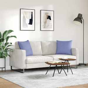 Pohovkové polštáře 2 pcs Modrá džínovina 50 x 50 cm textil - obrázek 4