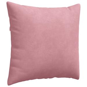 Pohovkové polštáře 2 pcs Růžová 50 x 50 cm Žebrovaná látka - obrázek 5