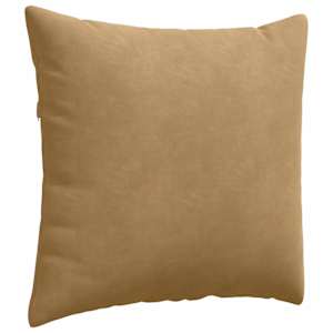 Pohovkové polštáře 2 pcs Hnědá 50 x 50 cm Žebrovaná látka - obrázek 5