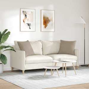 Pohovkové polštáře 2 pcs Taupe 50 x 50 cm textil - obrázek 4