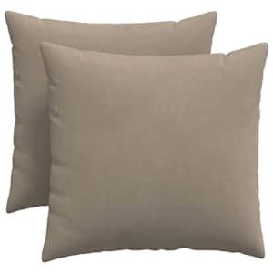 Pohovkové polštáře 2 pcs Taupe 50 x 50 cm textil - obrázek 2