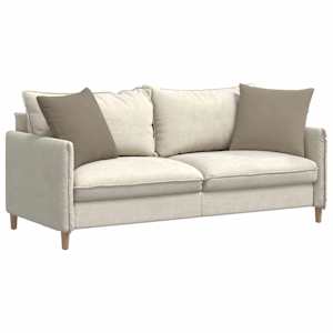 Pohovkové polštáře 2 pcs Taupe 50 x 50 cm textil - obrázek 3