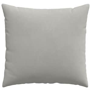 Pohovkové polštáře 2 pcs Světle šedá 50 x 50 cm textil - obrázek 6