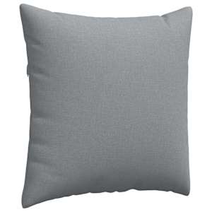 Pohovkové polštáře 2 pcs Světle šedá 60 x 60 cm textil - obrázek 5
