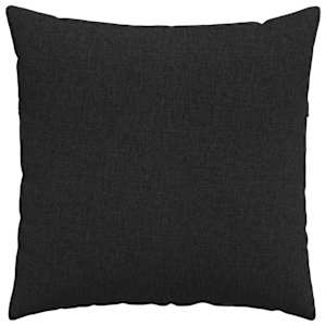 Pohovkové polštáře 2 pcs Černá 60 x 60 cm textil - obrázek 6