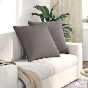 Pohovkové polštáře 2 pcs Taupe 60 x 60 cm textil - obrázek 1