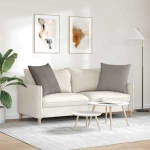 Pohovkové polštáře 2 pcs Taupe 60 x 60 cm textil - obrázek 4