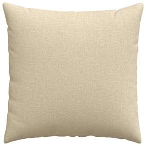 Pohovkové polštáře 2 pcs Krémová 60 x 60 cm textil - obrázek 6
