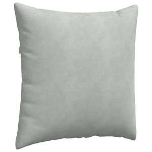 Pohovkové polštáře 2 pcs Světle šedá 60 x 60 cm Žebrovaná látka - obrázek 5