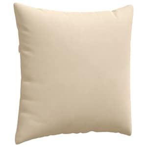 Pohovkové polštáře 2 pcs Krémová 60 x 60 cm textil - obrázek 5