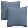vidaXL Diivanipadjad 2 pcs Sinine 60 x 60 cm Korter kangas