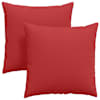 vidaXL Diivanipadjad 2 tk kangas Punane 80 x 80 cm