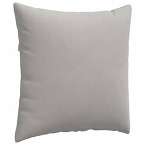 Pohovkové polštáře 2 pcs Světle šedá 80 x 80 cm textil - obrázek 5
