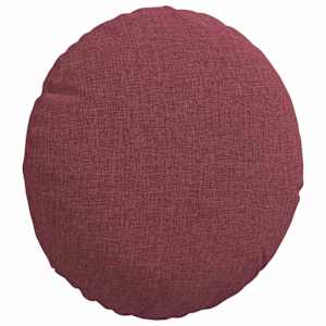 Polštáře na sedadla 2 pcs Víno Červené Ø30 x 13 cm textil - obrázek 5