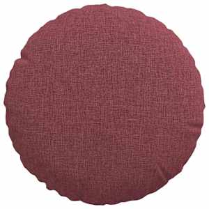 Polštáře na sedadla 2 pcs Víno Červené Ø30 x 13 cm textil - obrázek 6