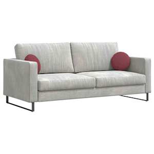 Polštáře na sedadla 2 pcs Víno Červené Ø30 x 13 cm textil - obrázek 3
