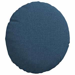 Polštáře na sedadla 2 pcs Modrá Ø30 x 13 cm textil - obrázek 5