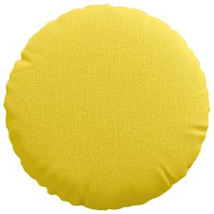 Polštáře na sedadla 2 pcs Světlá žlutá Ø30 x 13 cm textil - obrázek 6