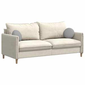 Polštáře na sedadla 2 pcs Oblačno šedá Ø30 x 13 cm textil - obrázek 3