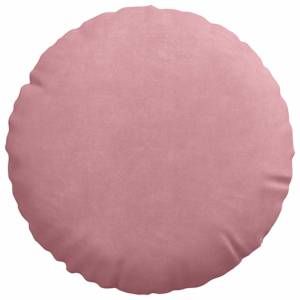 Polštáře na sedadla 2 pcs Růžová Ø 40 x 13 cm samet - obrázek 6
