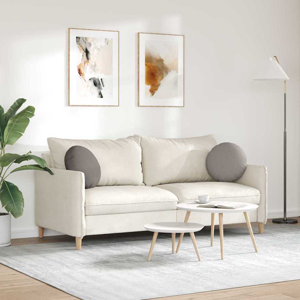 Μαξιλάρια καθισμάτων 2 pcs Taupe Ø40 x 13 εκ ύφασμα - Image 4