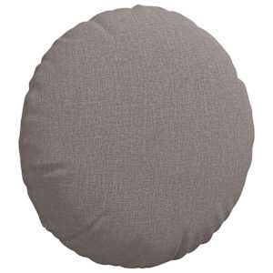 Polštáře na sedadla 2 pcs Taupe Ø40 x 13 cm textil - obrázek 5