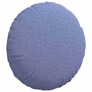 Polštáře na sedadla 2 pcs Modrá džínovina Ø40 x 13 cm textil - obrázek 5