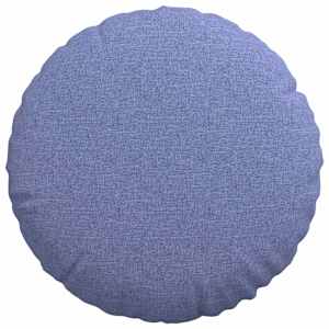 Polštáře na sedadla 2 pcs Modrá džínovina Ø40 x 13 cm textil - obrázek 6