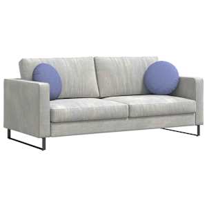Polštáře na sedadla 2 pcs Modrá džínovina Ø40 x 13 cm textil - obrázek 3