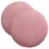 vidaXL Istumispatjad 2 pcs Roosa &Oslash; 40 x 13 cm Samet