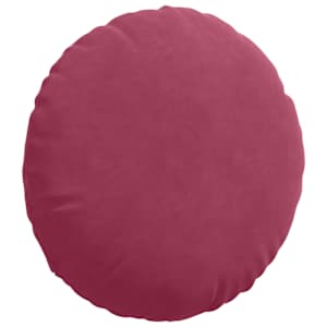 Polštáře na sedadla 2 pcs Víno Červené Ø 40 x 13 cm samet - obrázek 5