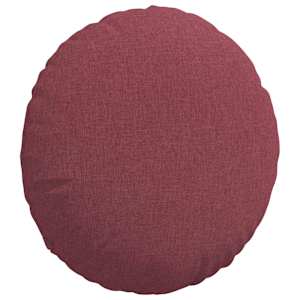Polštáře na sedadla 2 pcs Víno Červené Ø50 x 19 cm textil - obrázek 5