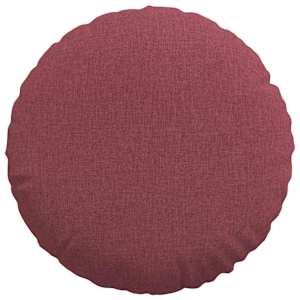 Polštáře na sedadla 2 pcs Víno Červené Ø50 x 19 cm textil - obrázek 6
