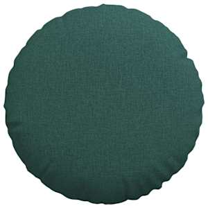 Polštáře na sedadla 2 pcs Tmavě zelená Ø50 x 19 cm textil - obrázek 6