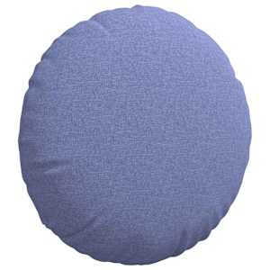 Polštáře na sedadla 2 pcs Modrá džínovina Ø50 x 19 cm textil - obrázek 5