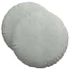 vidaXL Istumispatjad 2 tk Samet Helehall &Oslash;50 x 19 cm