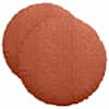 vidaXL Istumispatjad 2 tk Korter kangas Punane oranž &Oslash;50 x 19 cm