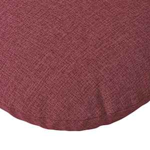 Polštáře na sedadla 2 pcs Víno Červené Ø60 x 21 cm textil - obrázek 7