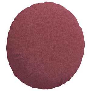 Polštáře na sedadla 2 pcs Víno Červené Ø60 x 21 cm textil - obrázek 5
