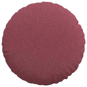 Polštáře na sedadla 2 pcs Víno Červené Ø60 x 21 cm textil - obrázek 6