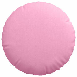 Polštáře na sedadla 2 pcs Růžová Ø60 x 21 cm textil - obrázek 6