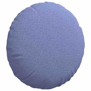 Polštáře na sedadla 2 pcs Modrá džínovina Ø80 x 29 cm textil - obrázek 5