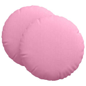 Polštáře na sedadla 2 pcs Růžová Ø80 x 29 cm textil - obrázek 2